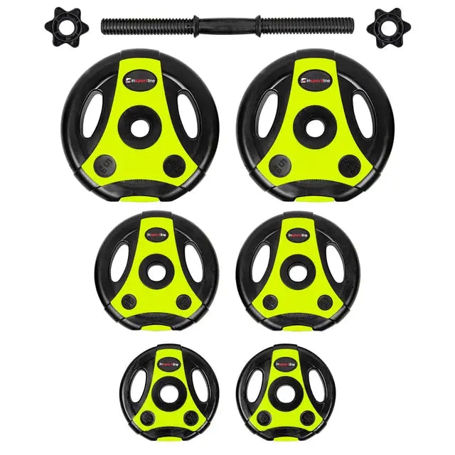 inSPORTline Adjustable Dumbbell 3–18 KG Single-Hand Set InSportLine