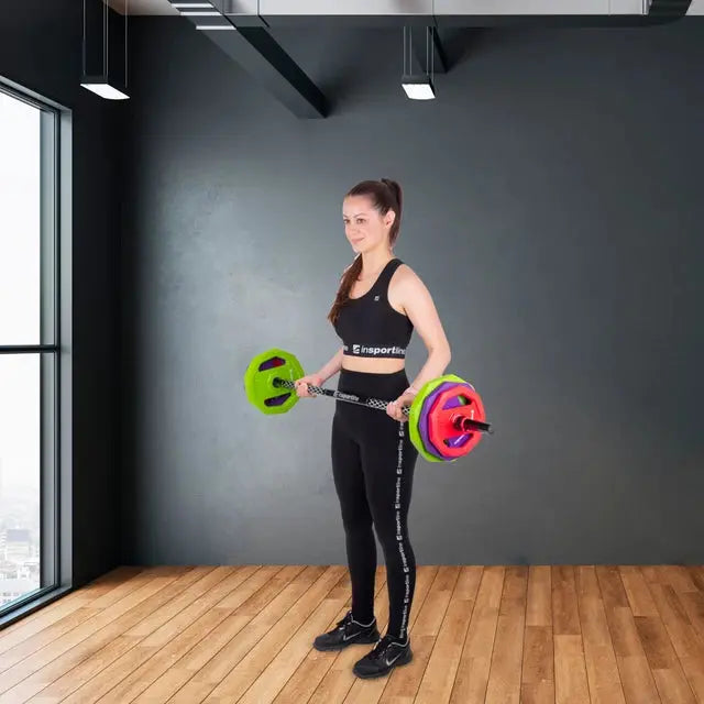 inSPORTline Adjustable barbell set Pumpino 4–19 kg InSportLine Barbells