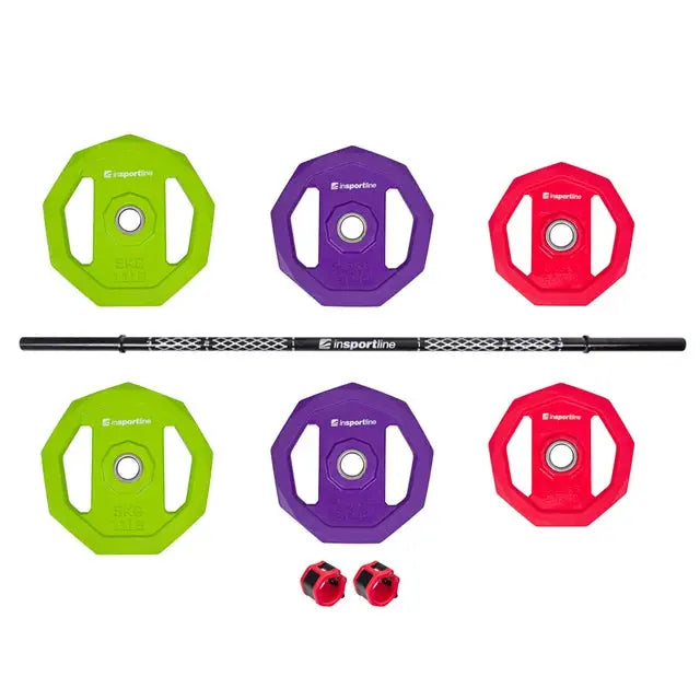 inSPORTline Adjustable barbell set Pumpino 4–19 kg InSportLine Barbells