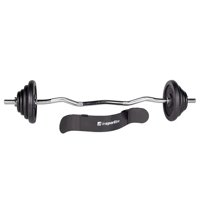 inSPORTline Plate-loaded barbell set Castblack 45 kg (120 cm / 30 mm) InSportLine Barbells