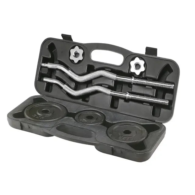 inSPORTline Curl barbell set with case BEZ20 20 kg InSportLine Barbells