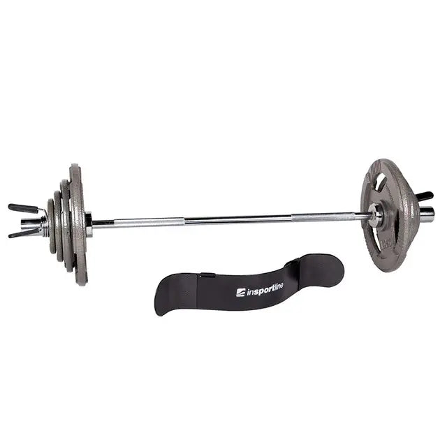 inSPORTline Olympic barbell set with plates Hamerton 120 cm/50 mm 45 kg InSportLine Barbells