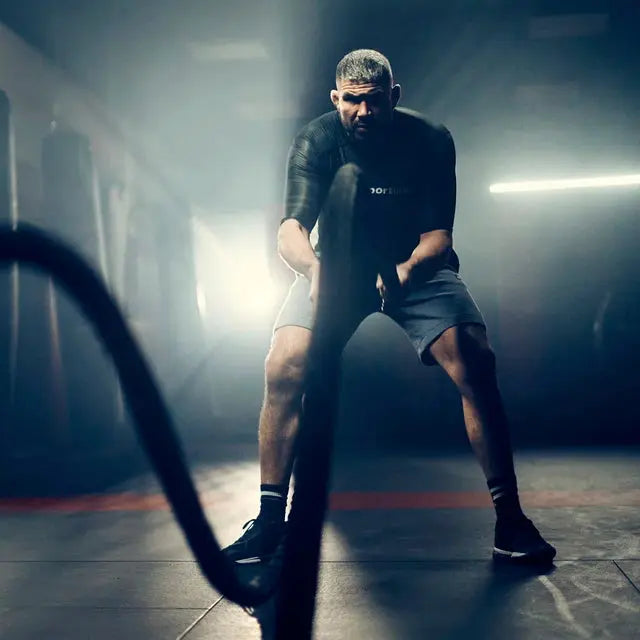 inSPORTline Battle Rope WaveRope Base 40 mm 15 m Sisal Trainer InSportLine