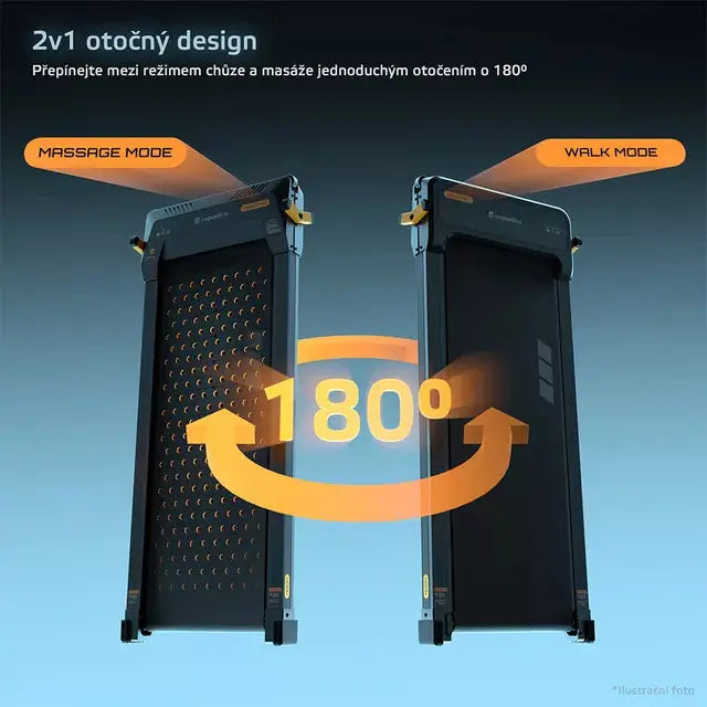 inSPORTline ZenRun NOON Massage Treadmill 2‑in‑1 Walker & Massager InSportLine