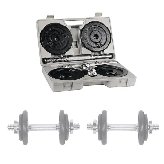 inSPORTline Adjustable Dumbbell set with case 2 x 10 kg InSportLine Dumbbells