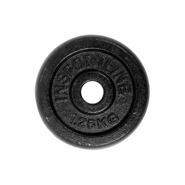 inSPORTline Plate-loaded dumbbell set Castblack 80 kg (160 + 40/30 mm) InSportLine Dumbbells