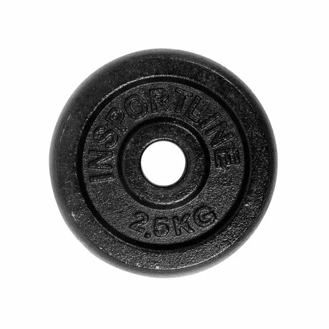 inSPORTline Plate-loaded dumbbell set Castblack 80 kg (160 + 40/30 mm) InSportLine Dumbbells