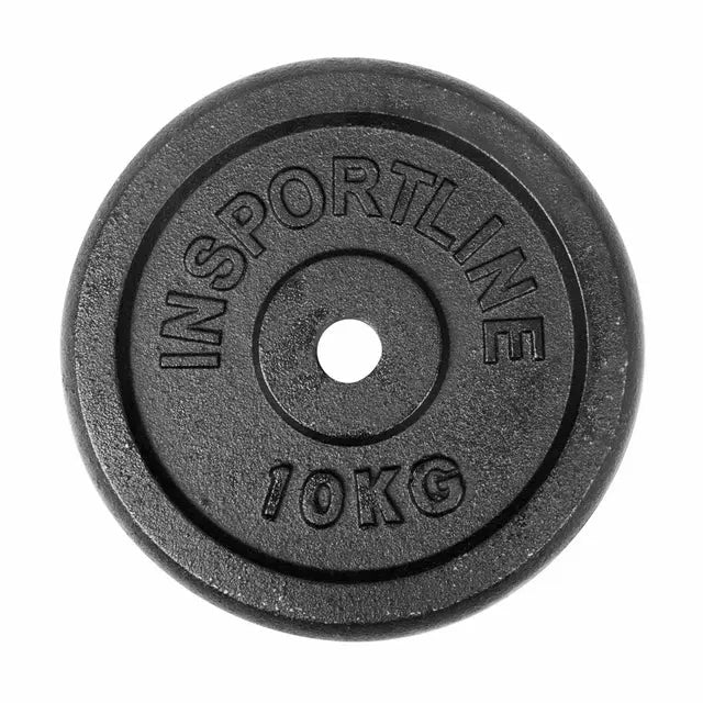 inSPORTline Plate-loaded dumbbell set Castblack 80 kg (160 + 40/30 mm) InSportLine Dumbbells