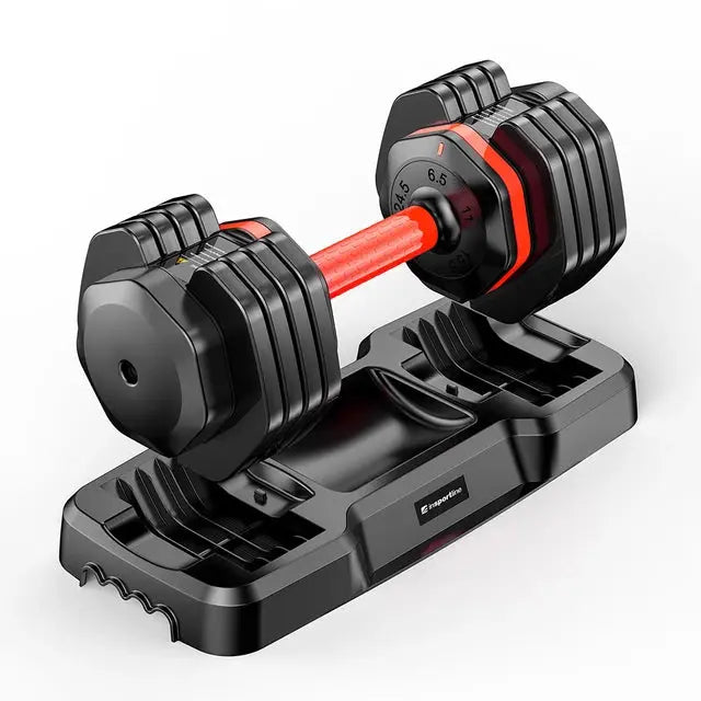 inSPORTline Adjustable dumbbell with stand DuraBell 6.5–24.5 kg InSportLine Dumbbells