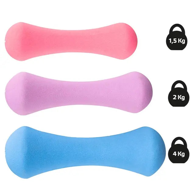 inSPORTline Neoprene dumbbell set with rack Prene InSportLine Dumbbells