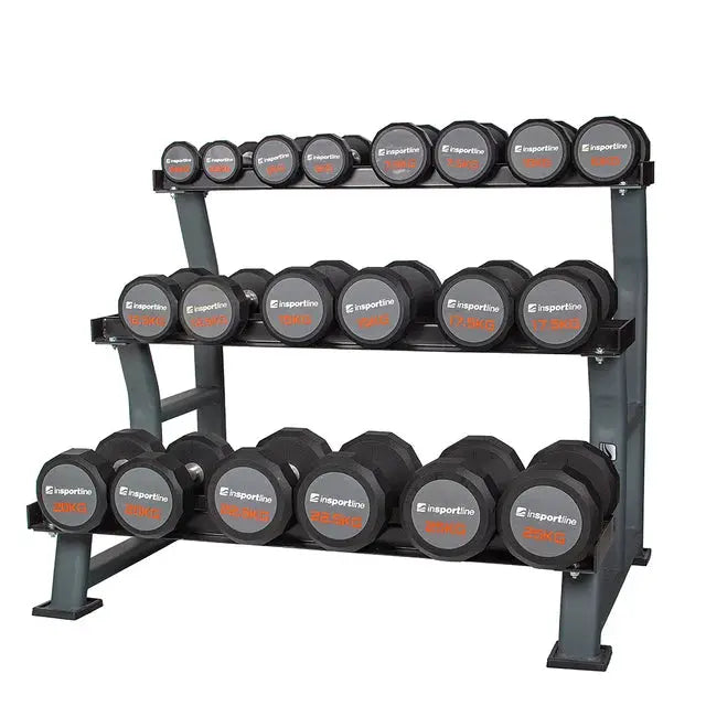 inSPORTline Dumbbell set with rack Profi CPU 2 x 2.5–25 kg InSportLine Dumbbells