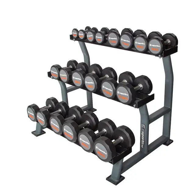 inSPORTline Dumbbell set with rack Profi CPU 2 x 2.5–25 kg InSportLine Dumbbells