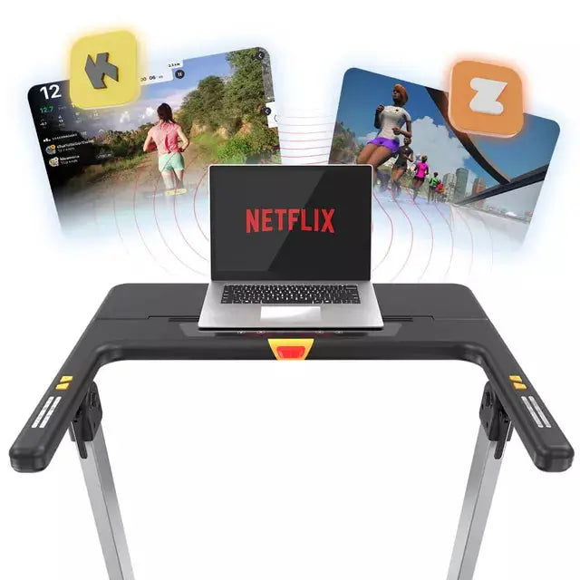 inSPORTline Folding Treadmill ZenRun 20 Compact Incline Smart Trainer InSportLine