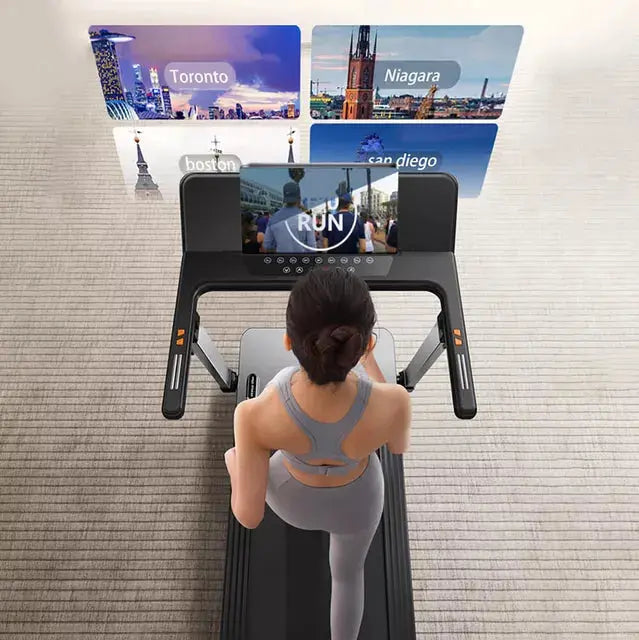 inSPORTline Folding Treadmill ZenRun 20 Compact Incline Smart Trainer InSportLine