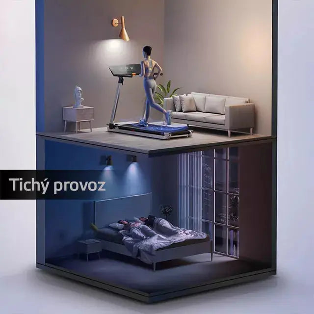 inSPORTline Folding Treadmill ZenRun 20 Compact Incline Smart Trainer InSportLine