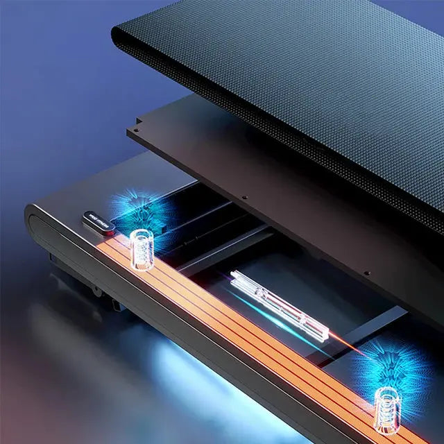 inSPORTline Folding Treadmill ZenRun 40 Incline/Decline Smart Runner InSportLine