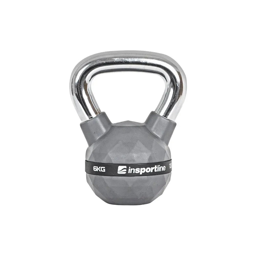 inSPORTline Kettlebell PU Rubber-Coated Kettlebell InSportLine