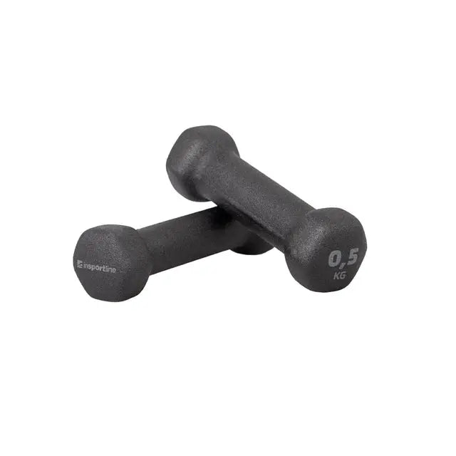 inSPORTline Neoprene Dumbbells ON‑X Renbell 2 × 0.5 kg Hex Weights InSportLine