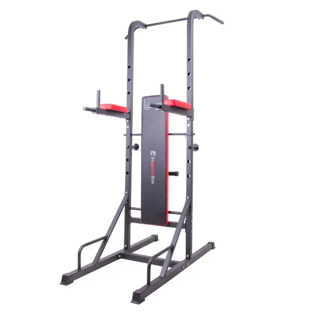 inSPORTline Dumbbell set with dip station Power Tower 3–50 kg InSportLine Pull-Up & Dip Stations
