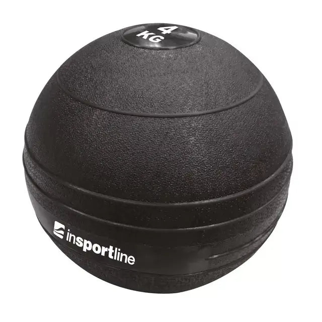inSPORTline 4 kg Slam Medicine Ball Sand‑Filled Functional Training Ball InSportLine