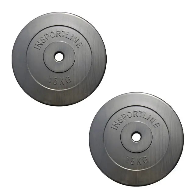 Plate-Loaded Dumbbell Set with Bench inSPORTline CEM 180 + 40 cm/30 mm 75 kg Kraftathlet