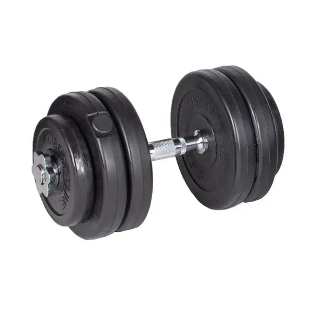 Plate-Loaded Dumbbell Set with Bench inSPORTline CEM 180 + 40 cm/30 mm 75 kg Kraftathlet
