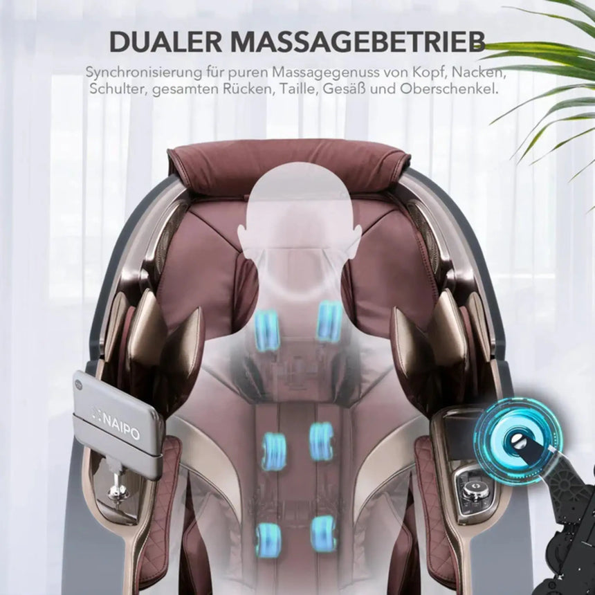 Naipo High-End Massage Chair – 4D Zero Gravity with Tablet Naipo