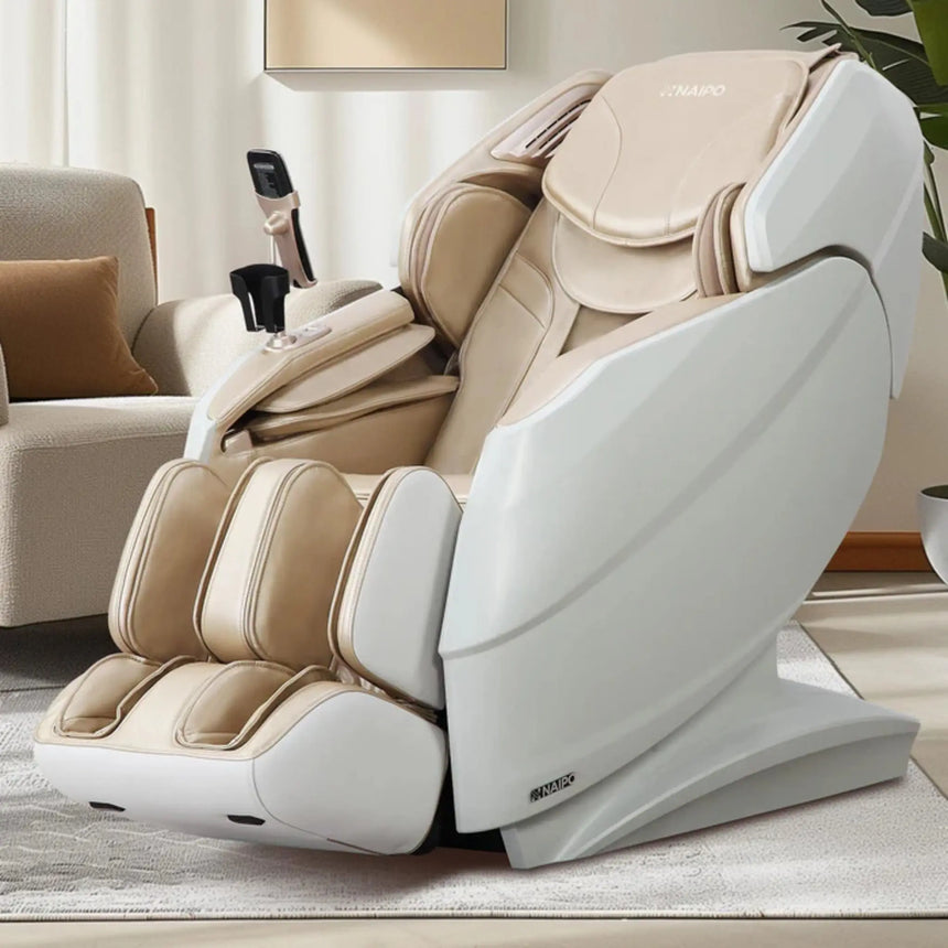 Naipo 3D massage chair – R50 white high-end massage chair heat function Naipo