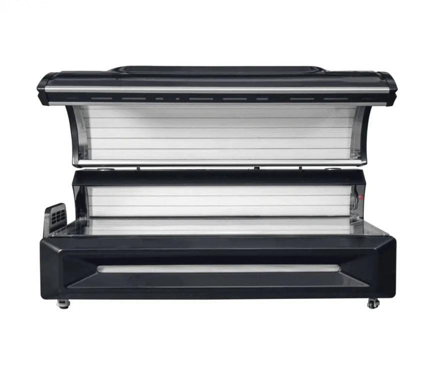 "ProReset NovaLight full body red light therapy bed with LCD touch controls and high-performance LEDs."