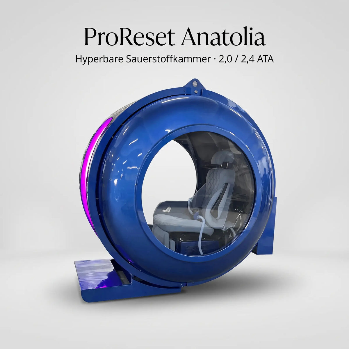 ProReset Anatolia hyperbare Sauerstoffkammer – Betriebsdruck 2,0 / 2,4 ATA
