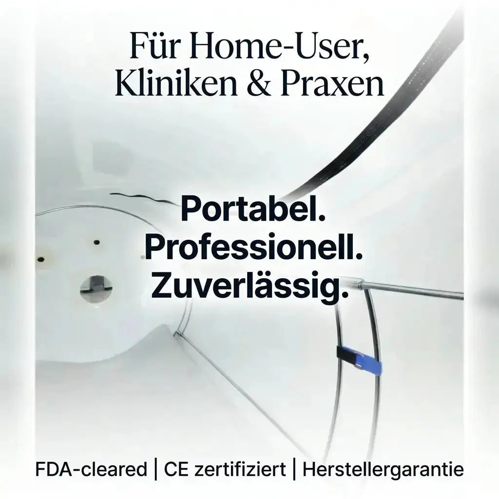 ProReset Flow 80 Softshell-Hyperbarkammer, Innenraum, Grafik zu Home-Usern, Kliniken und Praxen
