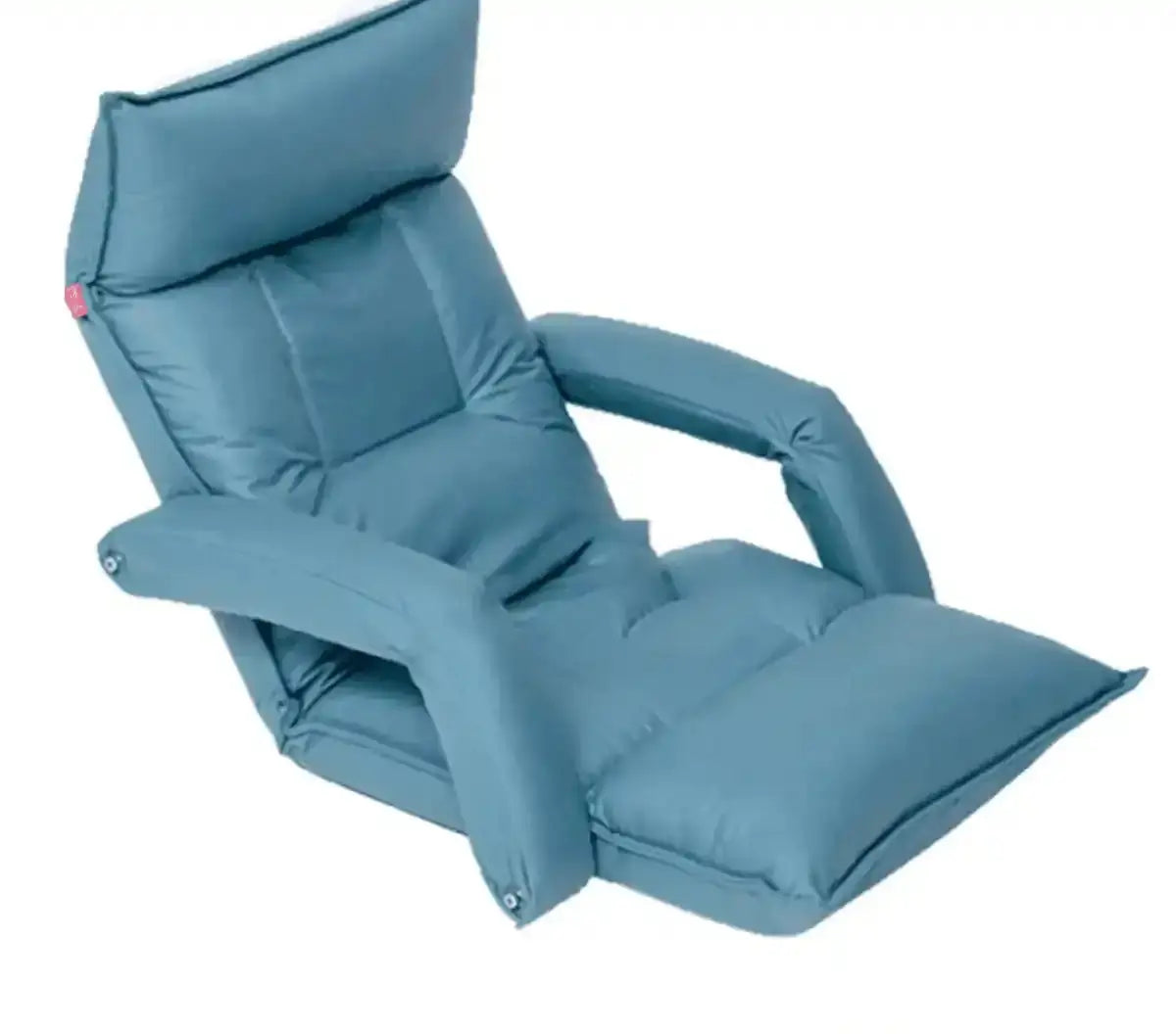 ProReset Oasis Softshell-Hyperbarkammer, Liegesessel in Blau, halb aufgerichtet