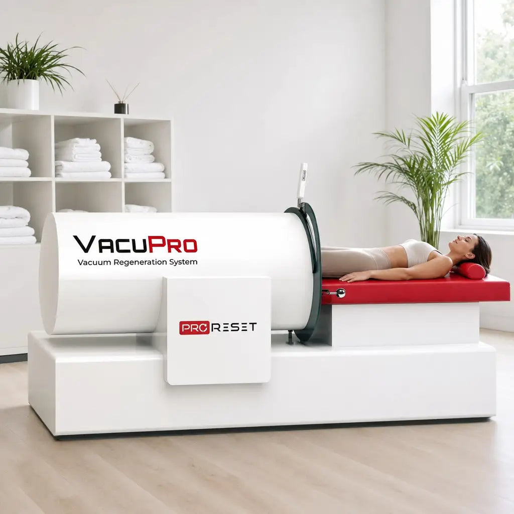 ProReset VacuPro Anwendung im hellen Beauty-Studio