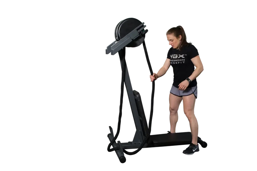 Platzsparendes Fitnessgerät für Zuhause