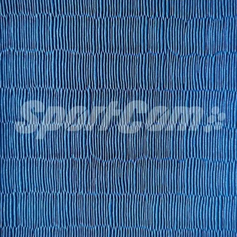 SportCom Judo-Tatami Reisstroh 2 × 1 m, 5 cm, glatte Unterseite, Nahaufnahme der blauen Reisstroh-Struktur