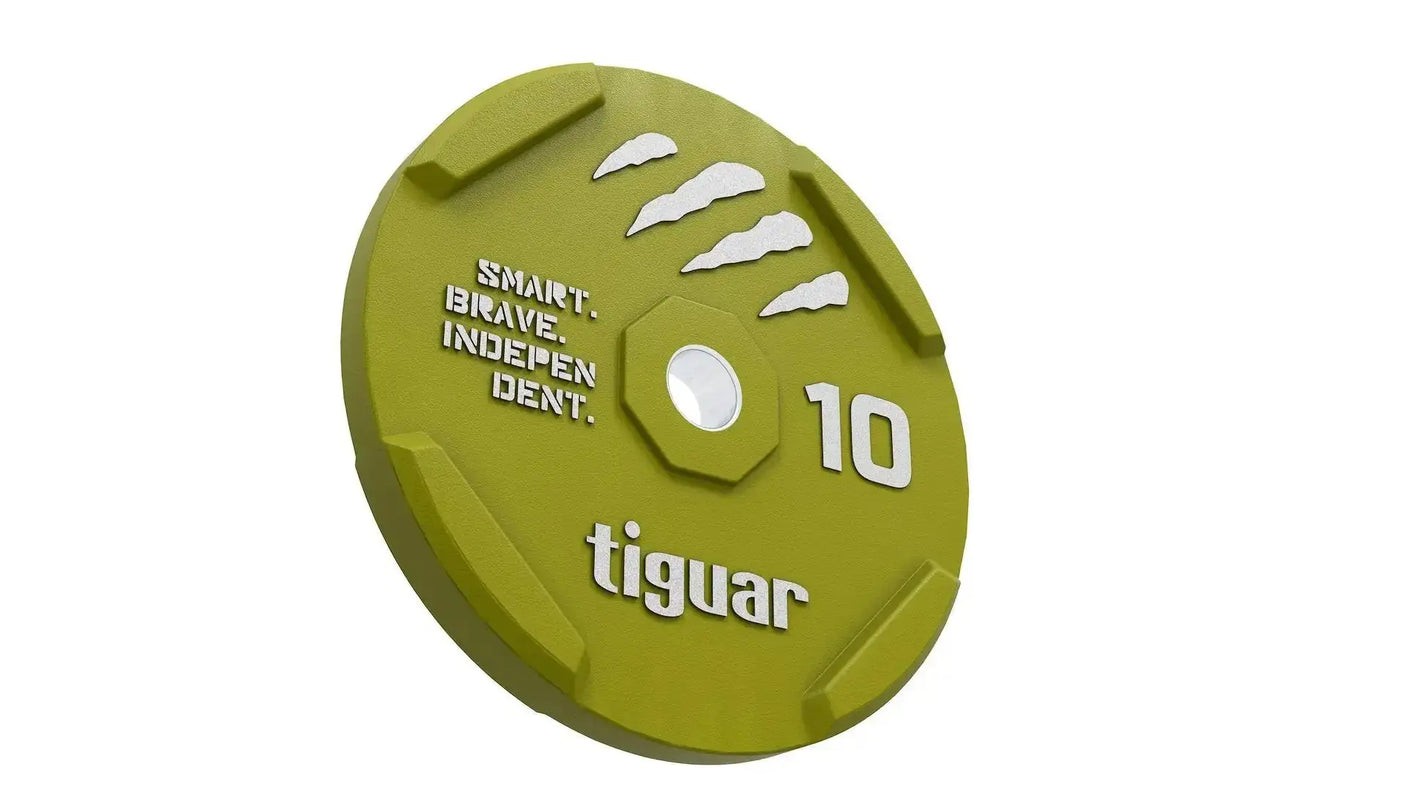 tiguar color bumper plate 10 kg