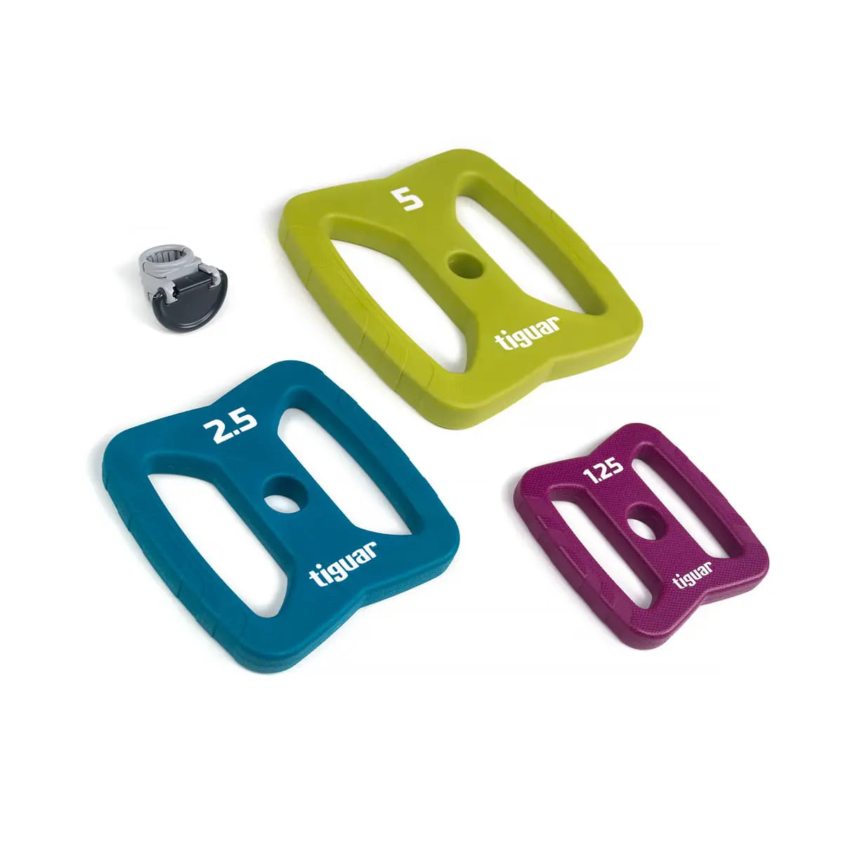 tiguar butterfly fitness barbell set PU