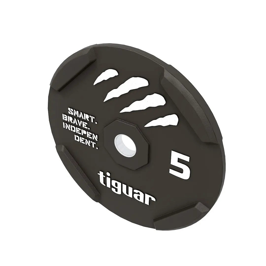 tiguar color rubber bumper plate 5 kg
