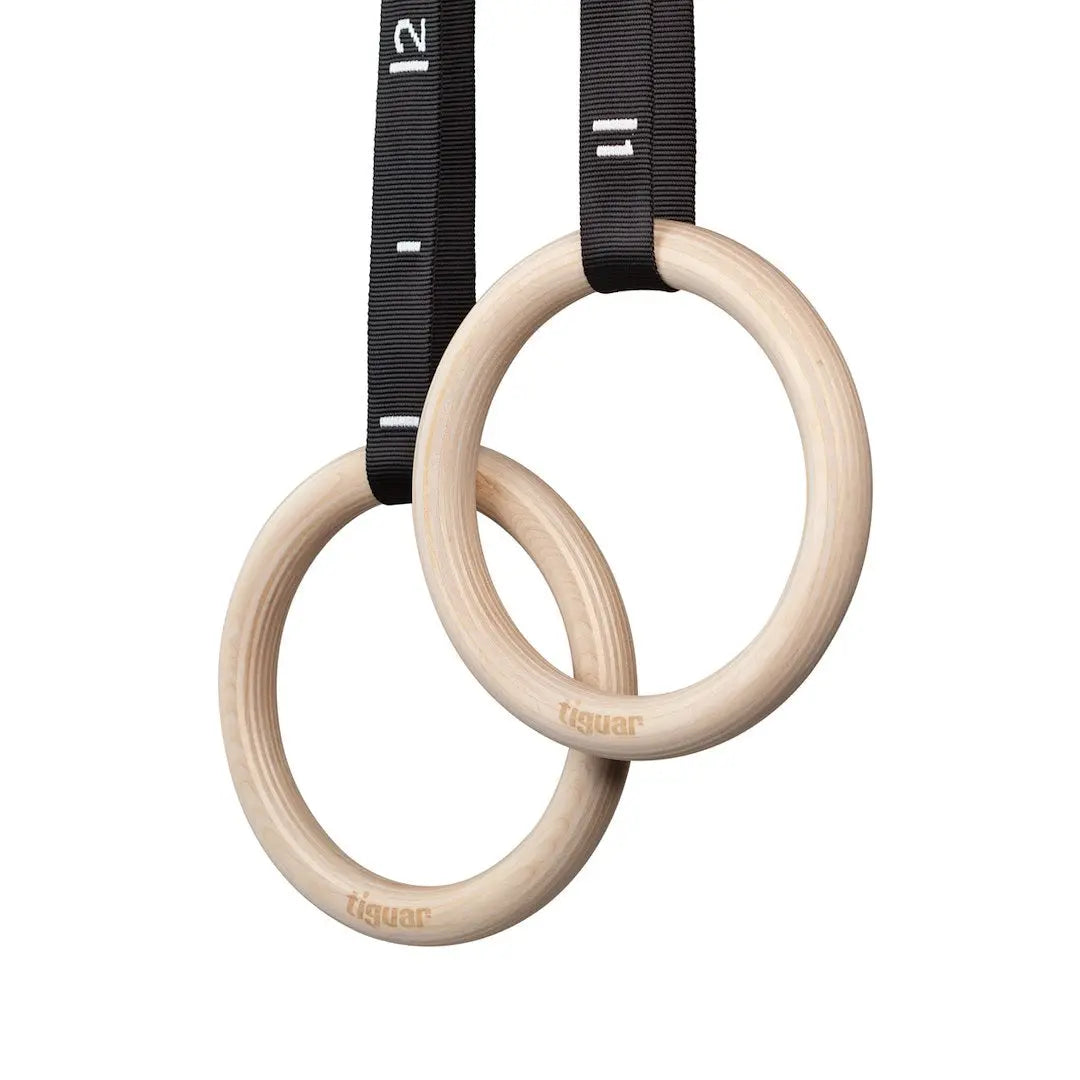 tiguar gymnastic rings with straps