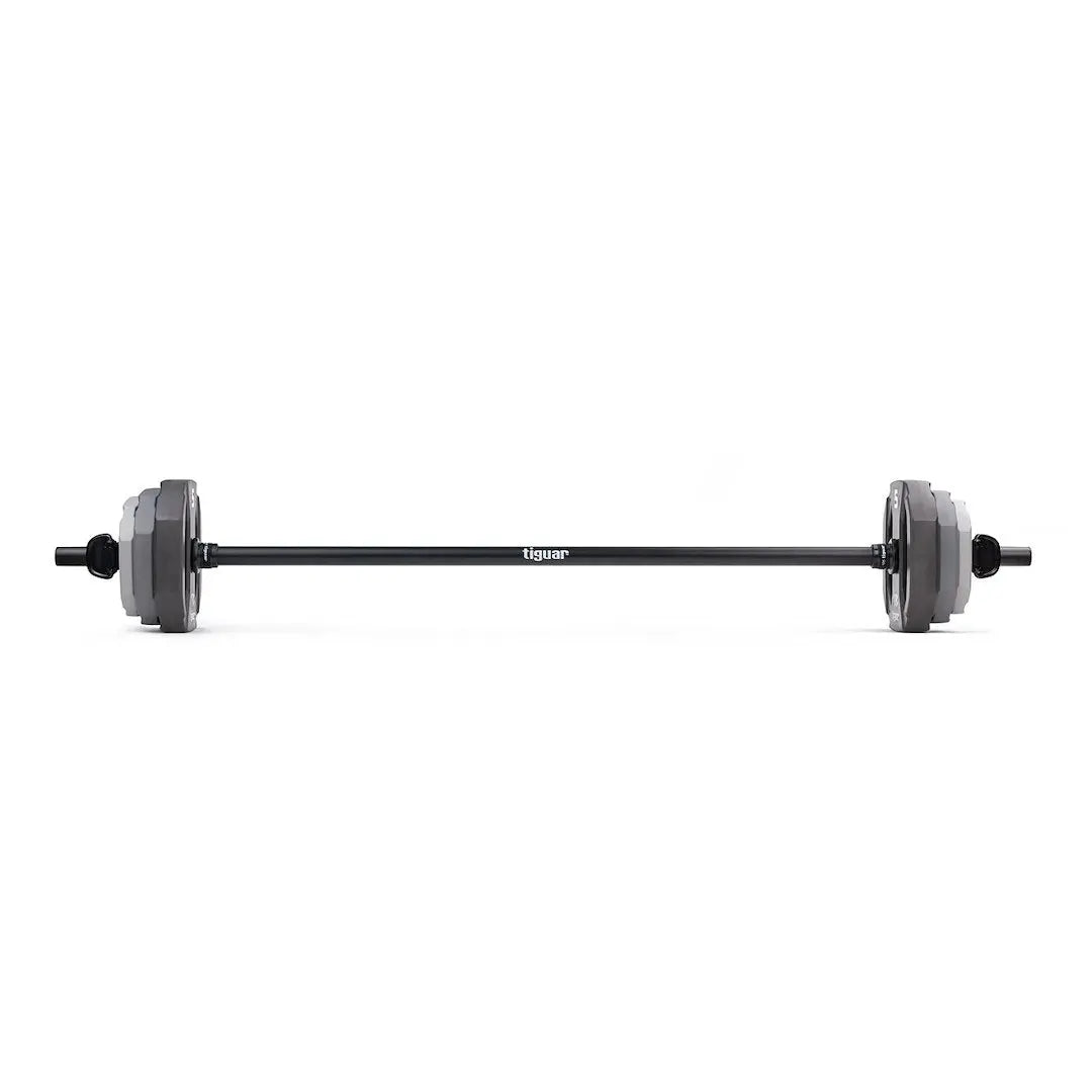 tiguar powergym fitness barbell set v2