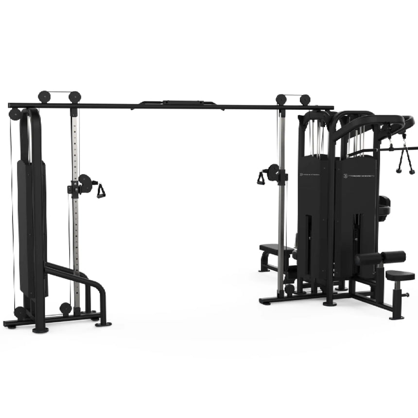 Titanium Strength Black Series 5-Station Multifunctional Gym Machine Titanium Strength