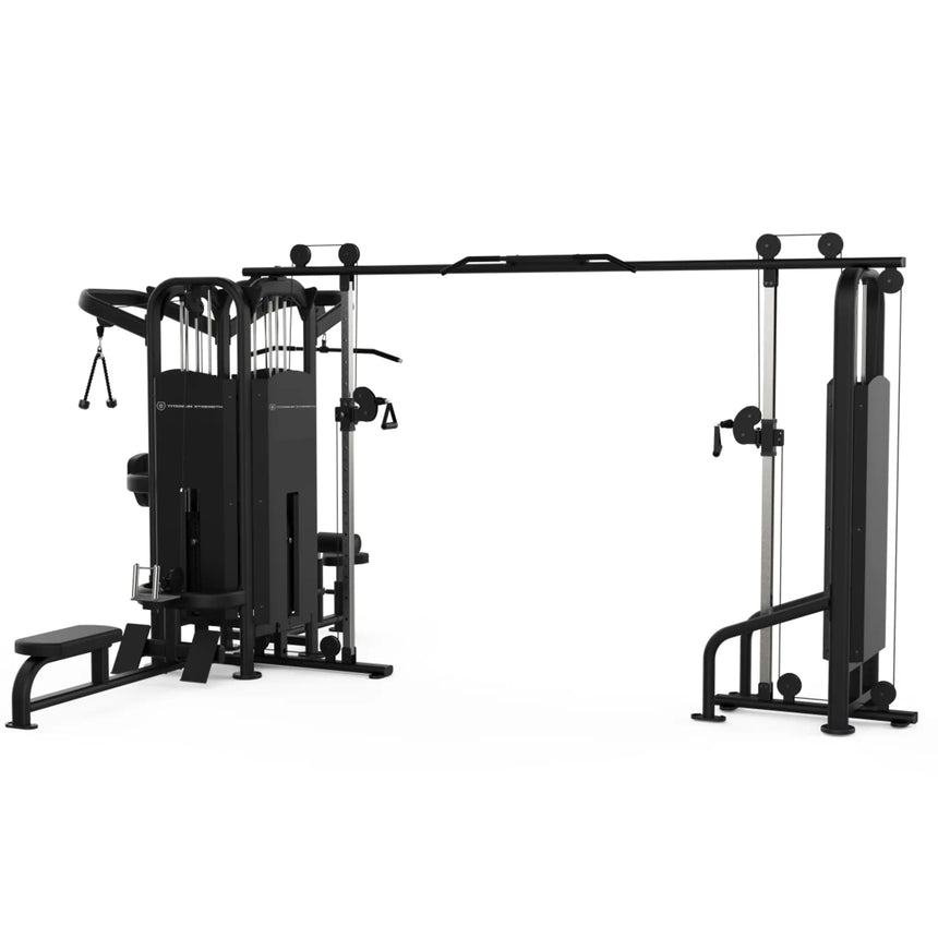 Titanium Strength Black Series 5-Station Multifunctional Gym Machine Titanium Strength