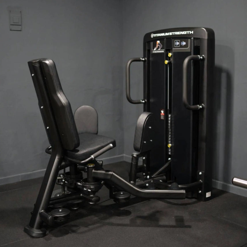 Titanium Strength Genesis Series Abductor and Adductor Machine Titanium Strength