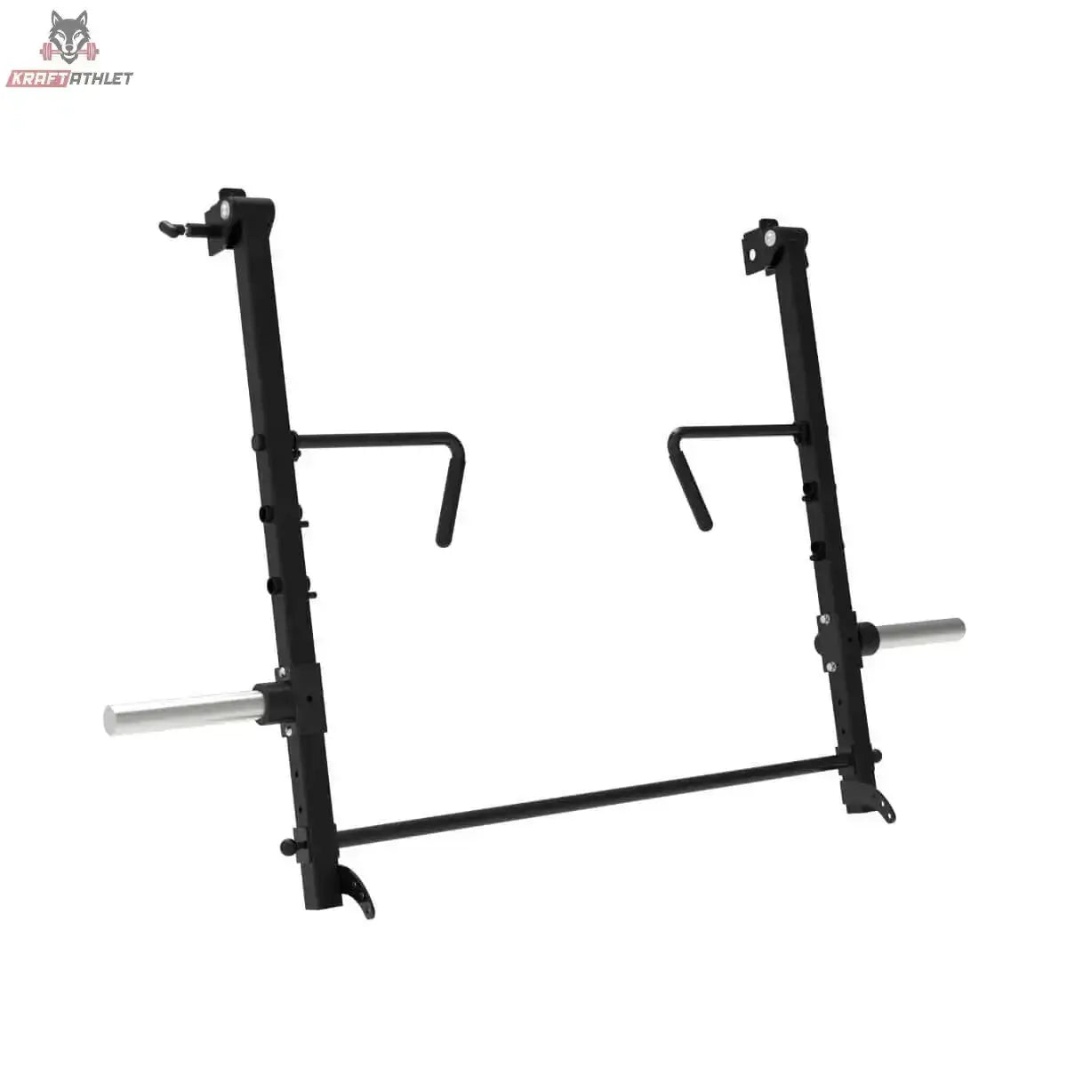 Titanium Strength B100 / B200 Jammer Arms als Paar, Frontansicht der beiden Arme mit Griffen und Hantelhülsen