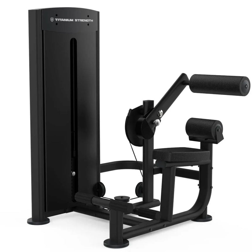 Titanium Strength Black Series Selectorized Back Extension Titanium Strength