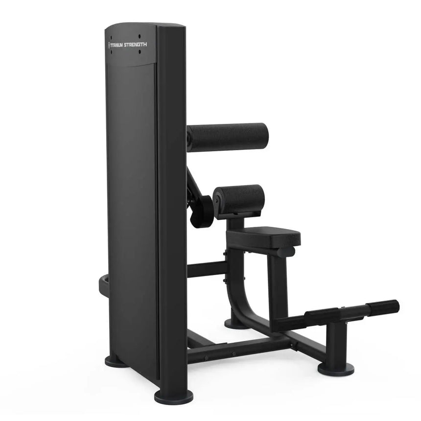 Titanium Strength Black Series Selectorized Back Extension Titanium Strength