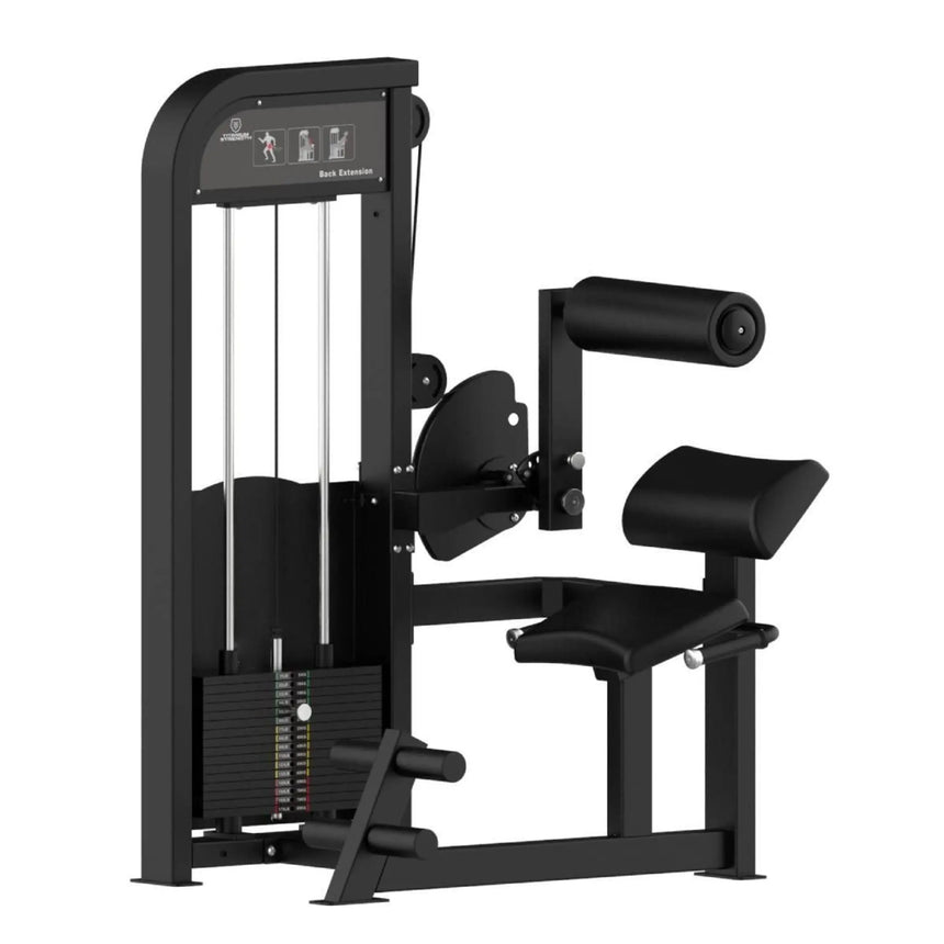 Titanium Strength Elite Series Selectorized Back Extension Machine Titanium Strength
