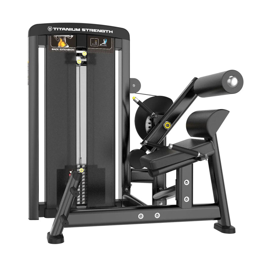 Titanium Strength Genesis Series Selectorised Back Extension Machine Titanium Strength