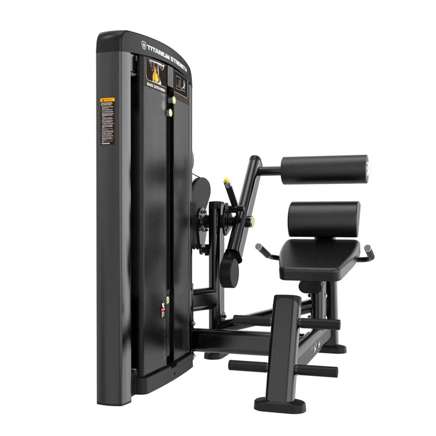 Titanium Strength Genesis Series Selectorised Back Extension Machine Titanium Strength