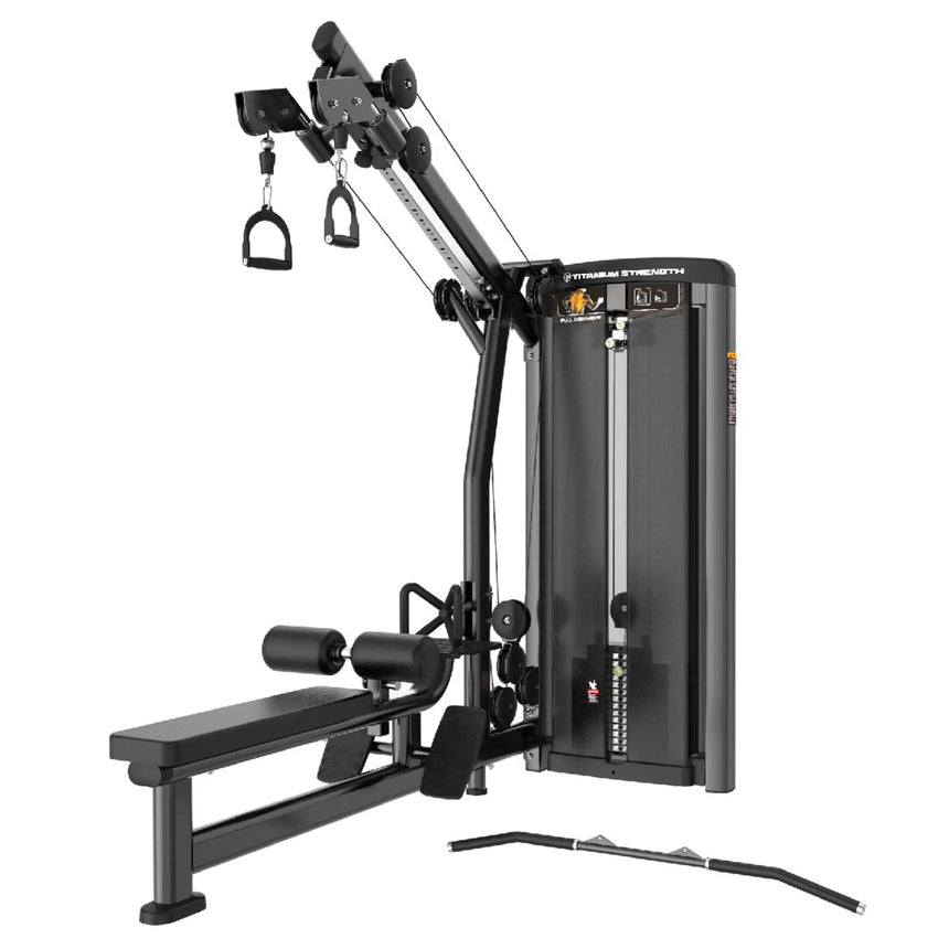 Titanium Strength Genesis Series Unilateral Lat Pulldown and Seated Row Machine Titanium Strength